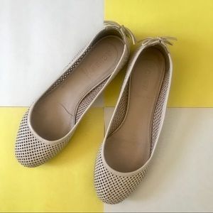 J.Crew Perforated Ballet Flat